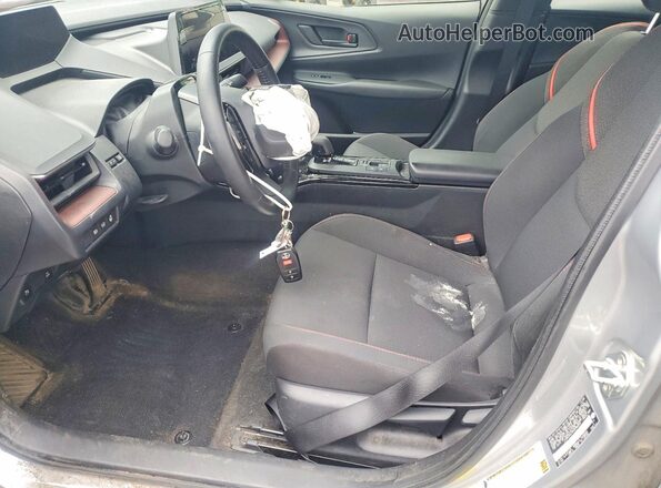 JTDACACU7R3038269 2024 TOYOTA PRIUS Silver Front interior view