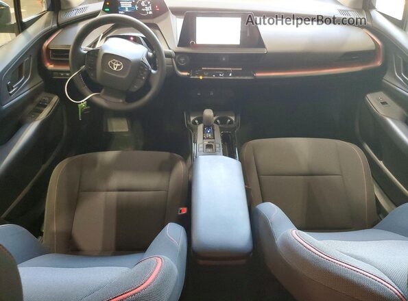 JTDACACU7S3050461 2025 TOYOTA PRIUS Blue Widok deski rozdzielczej