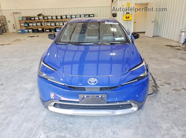JTDACACU7S3050461 2025 TOYOTA PRIUS Blue Widok z przodu