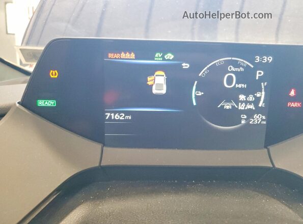 JTDACACU7S3050461 2025 TOYOTA PRIUS Blue Widok zestawu wskaźników
