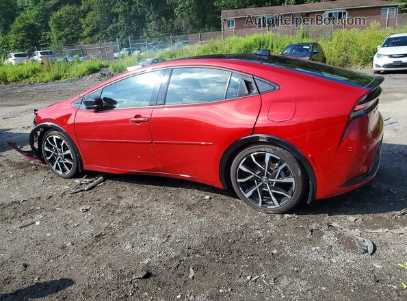 JTDACACU9R3025507 2024 TOYOTA PRIUS Красный Задняя левая четверть