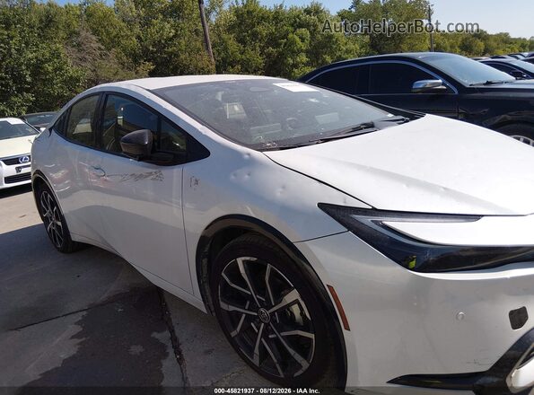 JTDACACUXP3002427 2023 TOYOTA PRIUS PRIME White Widok wnętrza z tyłu