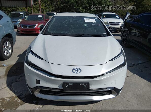 JTDACACUXP3002427 2023 TOYOTA PRIUS PRIME White Widok zestawu wskaźników