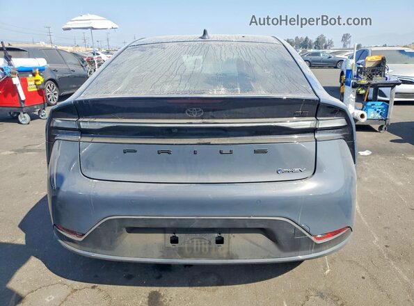 JTDACACUXS3047666 2025 TOYOTA PRIUS Gray Հետևի տեսք
