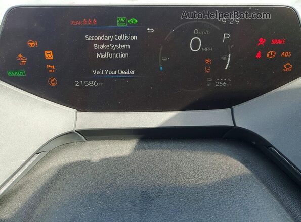 JTDACACUXS3047666 2025 TOYOTA PRIUS Gray Սարքավորումների վահանակի տեսք