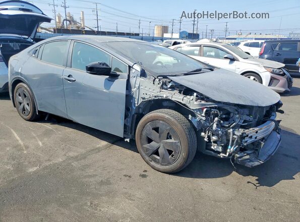 JTDACACUXS3047666 2025 TOYOTA PRIUS Gray Առջևի աջ