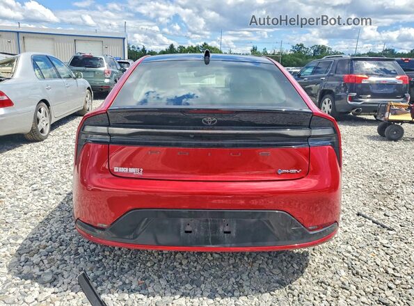 JTDACACUXS3048817 2025 TOYOTA PRIUS Красный Вид сзади