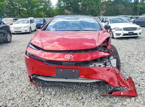 JTDACACUXS3048817 2025 TOYOTA PRIUS Красный Вид спереди