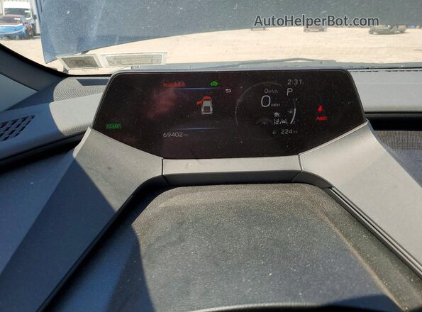 JTDADABU2P3004784 2023 TOYOTA PRIUS Black Vista del cuadro de instrumentos