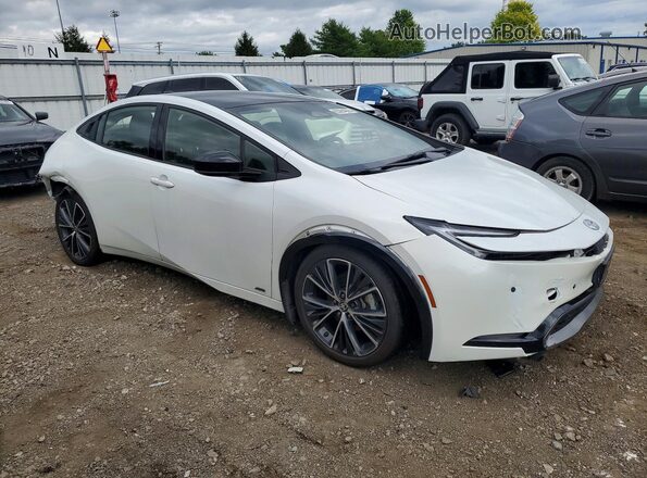 JTDADABU5P3001491 2023 TOYOTA PRIUS Белый Передняя правая четверть
