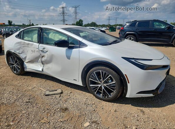 JTDADABU5R3018035 2024 TOYOTA PRIUS Белый Передняя правая четверть