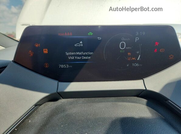 JTDADABU5R3018035 2024 TOYOTA PRIUS Белый Вид щитка приборов