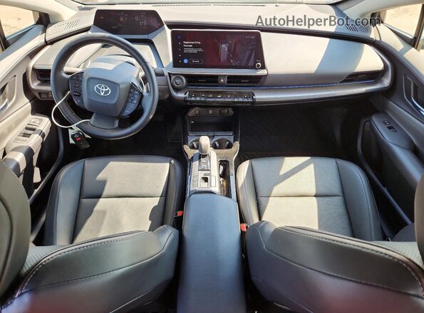 JTDADABU5R3020478 2024 TOYOTA PRIUS Black Dashboard view