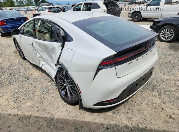 JTDADABU6P3003850 2023 TOYOTA PRIUS White Trasero izquierdo