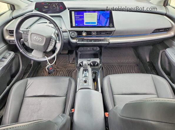 JTDADABU6R3015788 2024 TOYOTA PRIUS Gray Widok deski rozdzielczej