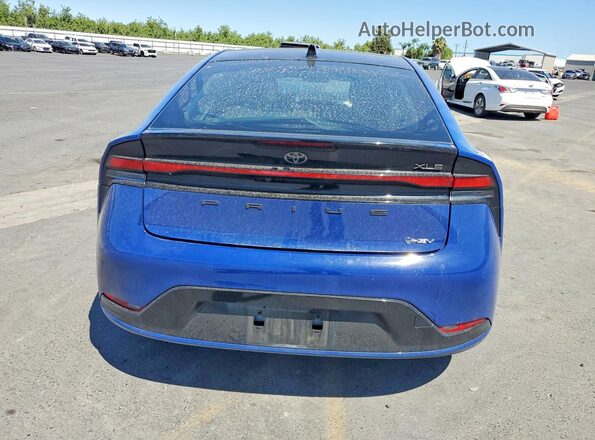 JTDADABU7R3020787 2024 TOYOTA PRIUS Blue Rear view