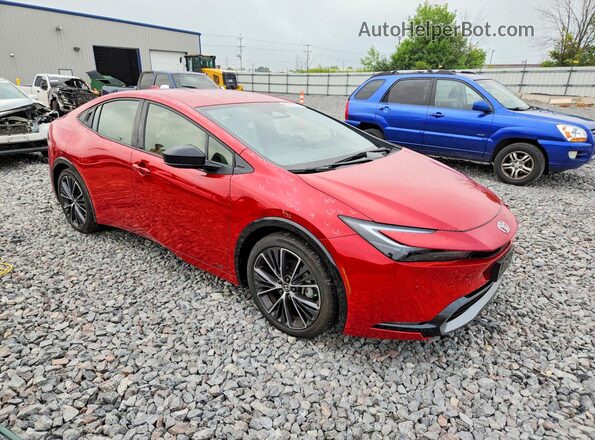 JTDADABUXR3020735 2024 TOYOTA PRIUS Red Front right