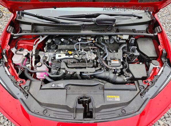 JTDADABUXR3020735 2024 TOYOTA PRIUS Red Rear interior view