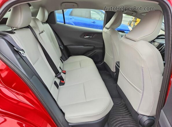 JTDADABUXR3020735 2024 TOYOTA PRIUS Red Rear seats view