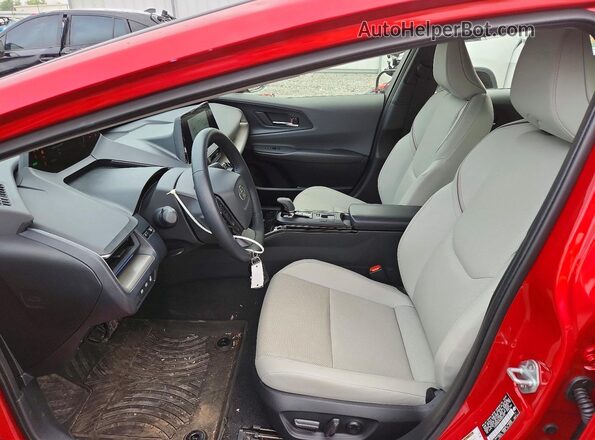 JTDADABUXR3020735 2024 TOYOTA PRIUS Red Front interior view