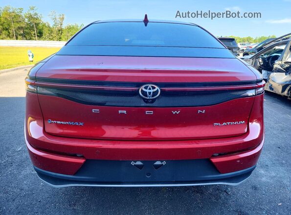 JTDAFAAF5R3007873 2024 TOYOTA CROWN Red Vista trasera