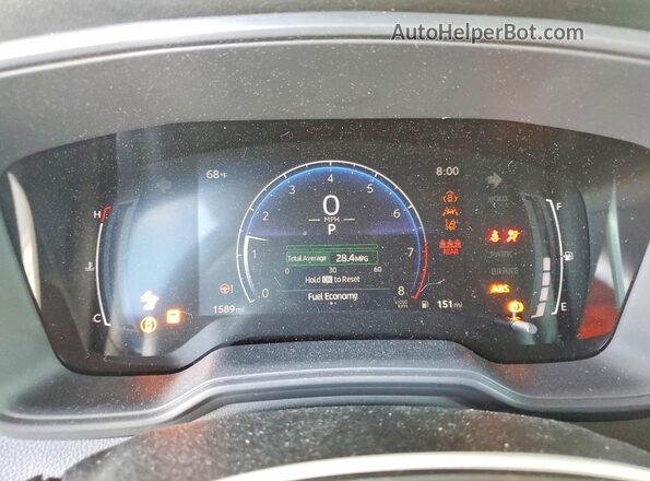 JTDB4MEE2T3039605 2026 TOYOTA COROLLA Синий Вид щитка приборов