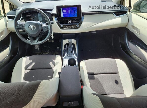JTDB4MEE3P3009213 2023 TOYOTA COROLLA Black Dashboard view