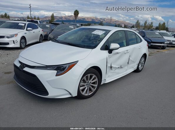 JTDB4MEE3T3040861 2026 TOYOTA COROLLA White Przód lewy