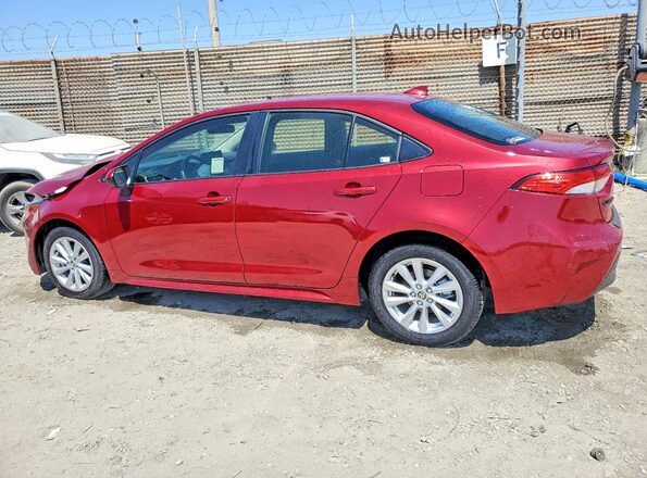 JTDB4MEE3T3042352 2026 TOYOTA COROLLA Red Rear left