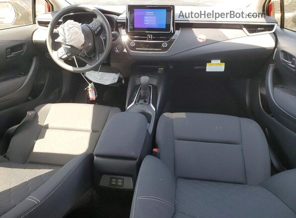 JTDB4MEE3T3042352 2026 TOYOTA COROLLA Red Dashboard view