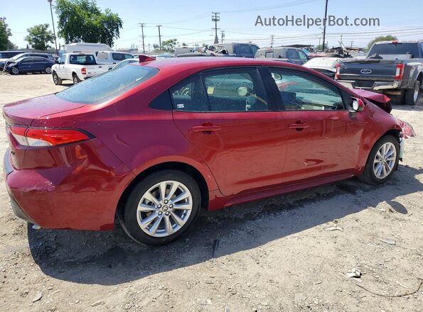 JTDB4MEE3T3042352 2026 TOYOTA COROLLA Red Rear right