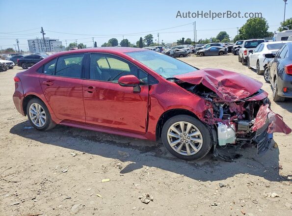 JTDB4MEE3T3042352 2026 TOYOTA COROLLA Red Front right