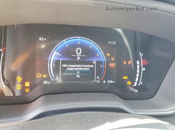 JTDB4MEE3T3042352 2026 TOYOTA COROLLA Red Instrument cluster view