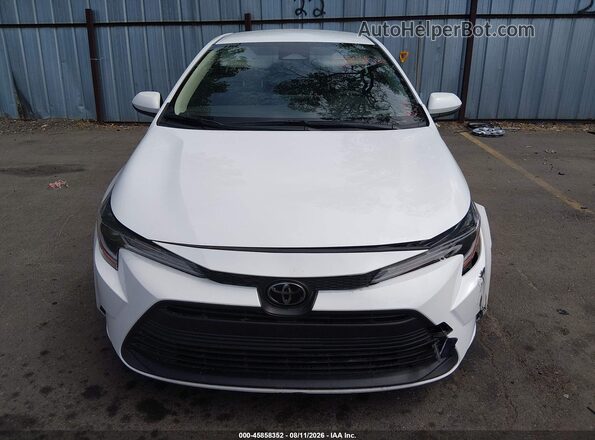 JTDB4MEE6PJ000792 2023 TOYOTA COROLLA White Vista del cuadro de instrumentos