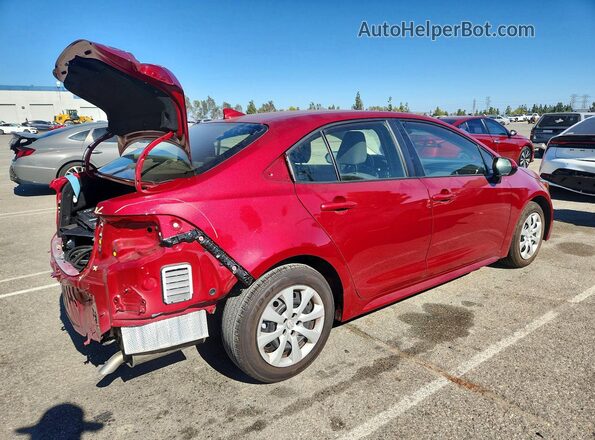 JTDB4MEE6T3034360 2026 TOYOTA COROLLA Red Rear right