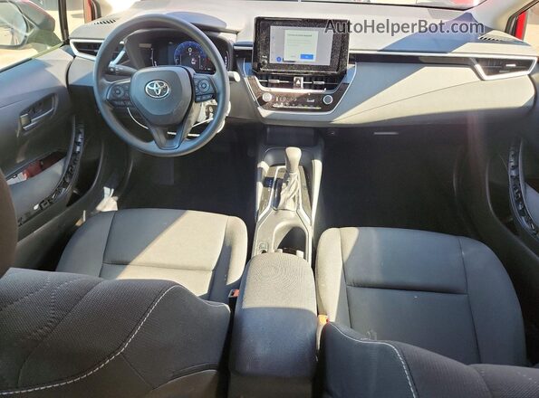 JTDB4MEE6T3034360 2026 TOYOTA COROLLA Red Dashboard view