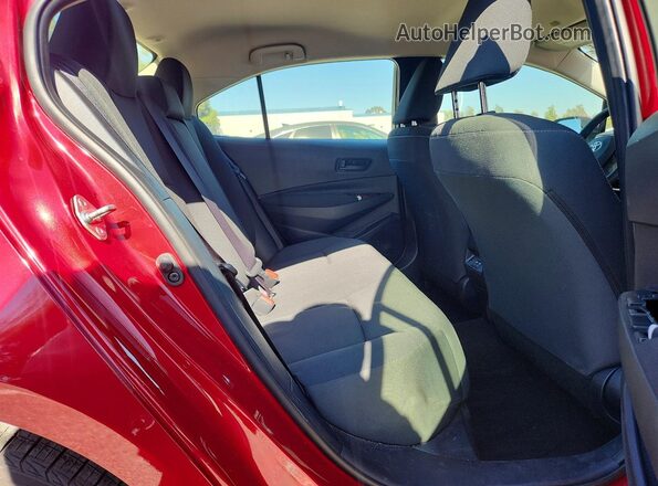 JTDB4MEE6T3034360 2026 TOYOTA COROLLA Red Rear seats view