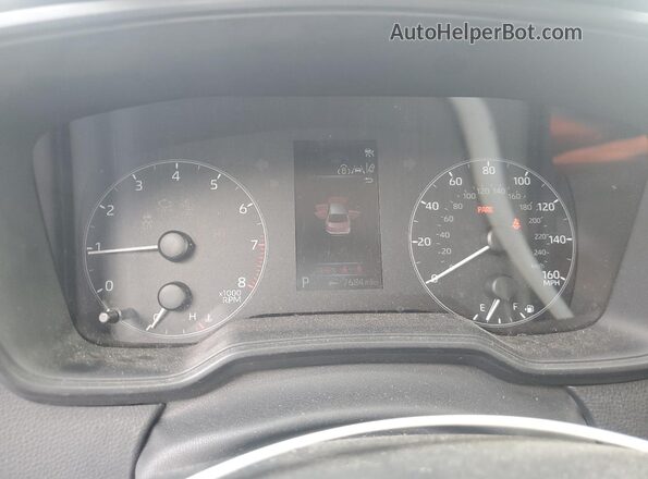 JTDB4MEE8PJ008327 2023 TOYOTA COROLLA White Widok zestawu wskaźników