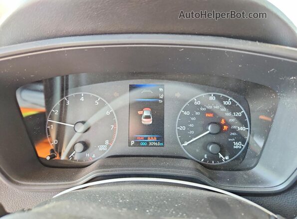 JTDB4MEE8PJ008652 2023 TOYOTA COROLLA White Vista del cuadro de instrumentos