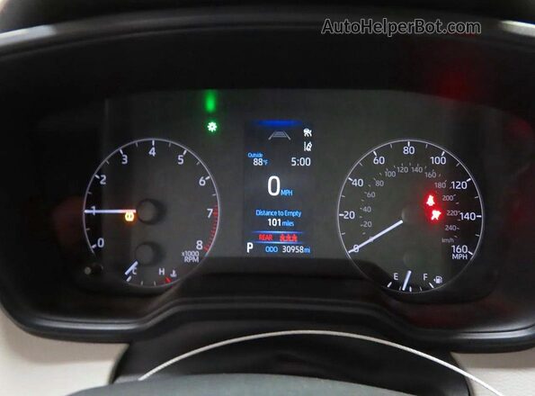 JTDB4MEE8R3020100 2024 TOYOTA COROLLA Black Vista del cuadro de instrumentos