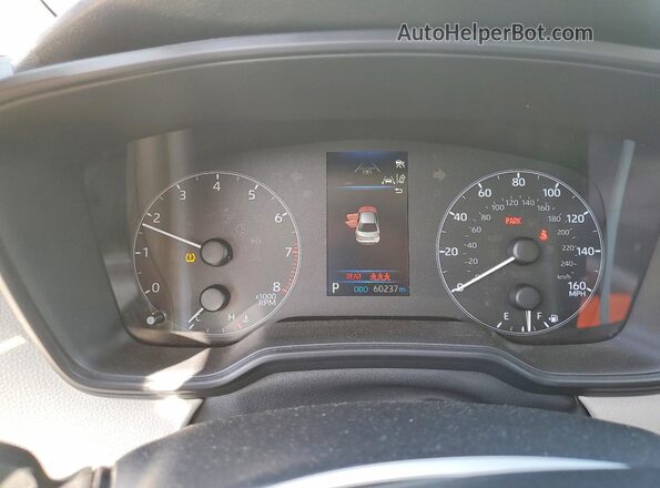JTDB4MEE9PJ011303 2023 TOYOTA COROLLA Серебряный Вид щитка приборов