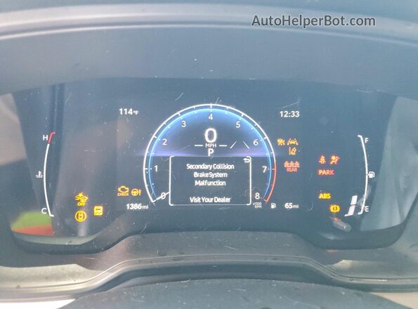 JTDB4MEEXT3045930 2026 TOYOTA COROLLA Blue Instrument cluster view
