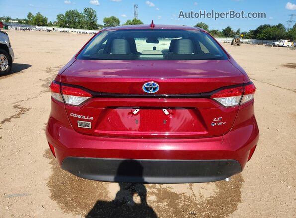 JTDBCMFE0S3078080 2025 TOYOTA COROLLA Red Вид ззаду