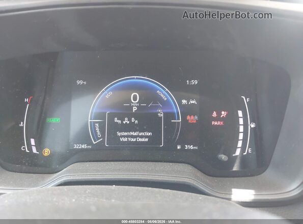 JTDBCMFE0T3139168 2026 TOYOTA COROLLA HYBRID White Вид задніх сидінь
