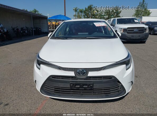 JTDBCMFE0T3139168 2026 TOYOTA COROLLA HYBRID White 