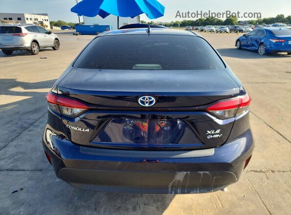 JTDBCMFE1S3071316 2025 TOYOTA COROLLA Blue Widok z tyłu