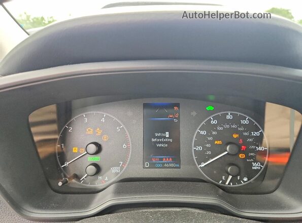 JTDBCMFE2P3016655 2023 TOYOTA COROLLA Silver Instrument cluster view
