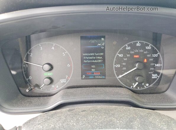 JTDBCMFE2RJ032613 2024 TOYOTA COROLLA Серебряный Вид щитка приборов
