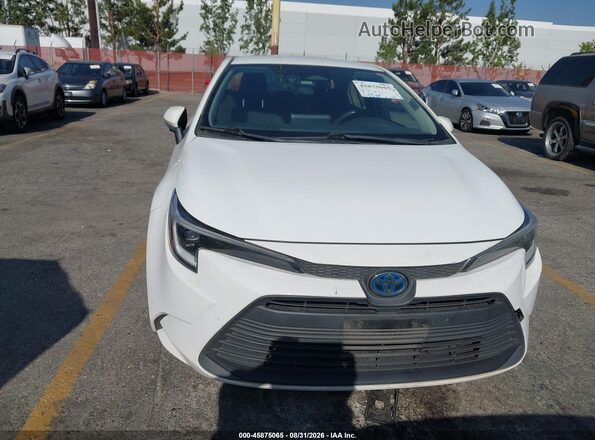 JTDBCMFE3R3055693 2024 TOYOTA COROLLA White Widok zestawu wskaźników