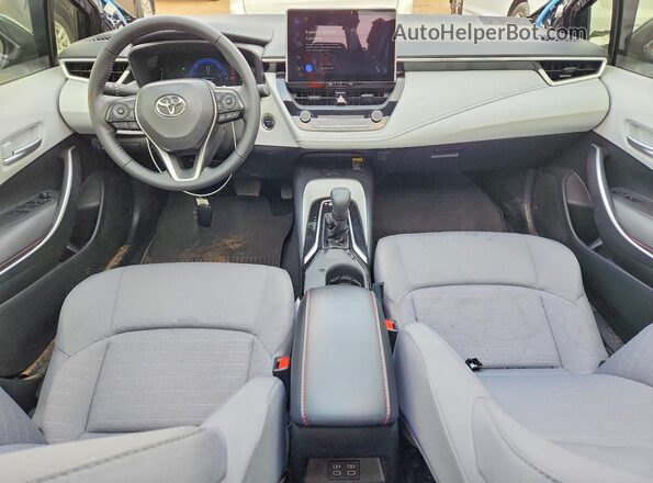 JTDBCMFE3SJ042198 2025 TOYOTA COROLLA Черный Вид панели приборов
